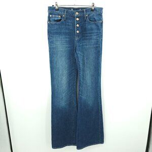 Madewell Indigo Wide Leg Jeans